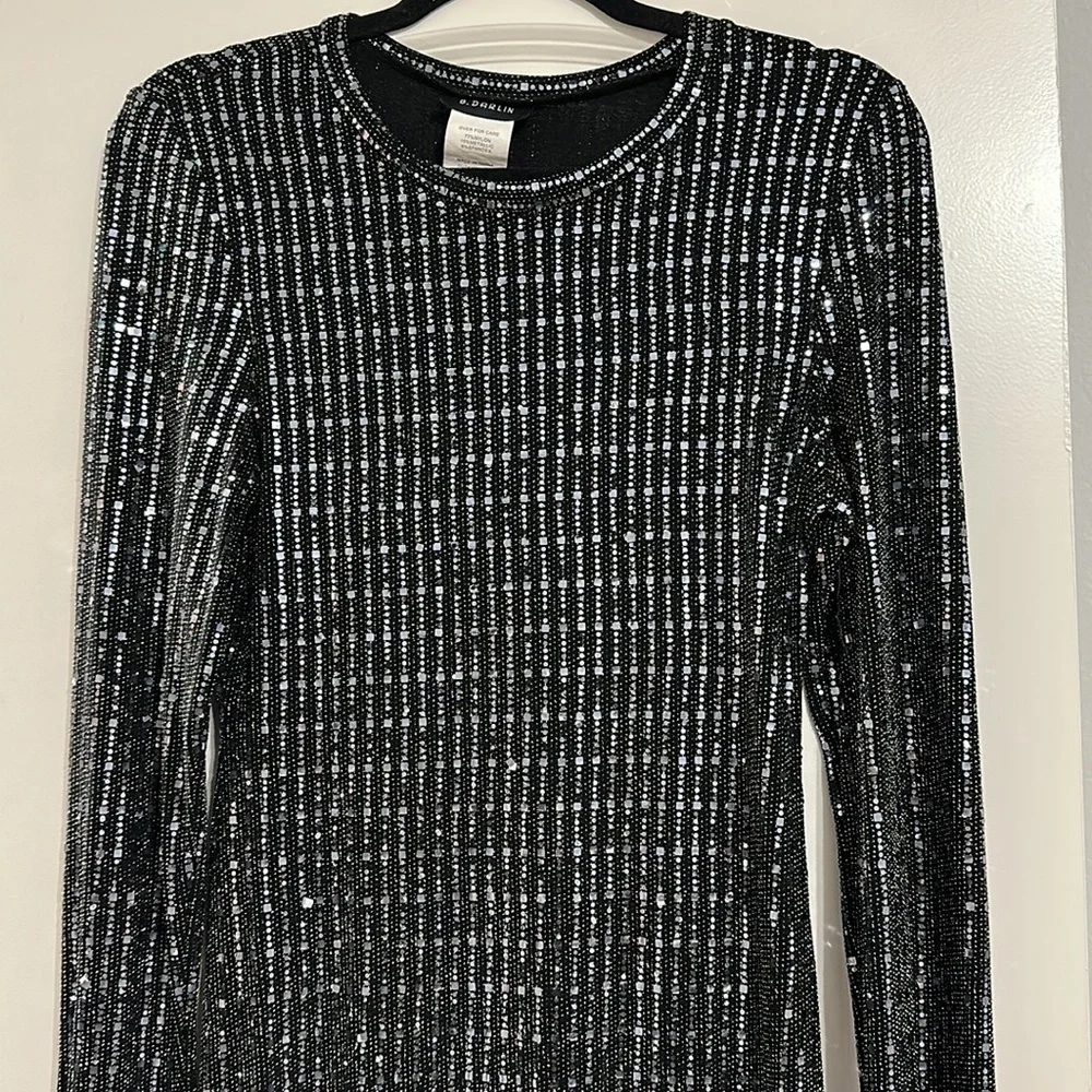 Black sequin DRESS🖤 - Picture 2 of 4